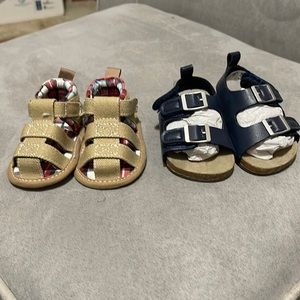 Baby Sandals- both pair-NWOT (and no box)